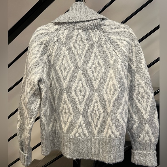 NWT JCrew alpaca wool fair isle sweater - Picture 2 of 6